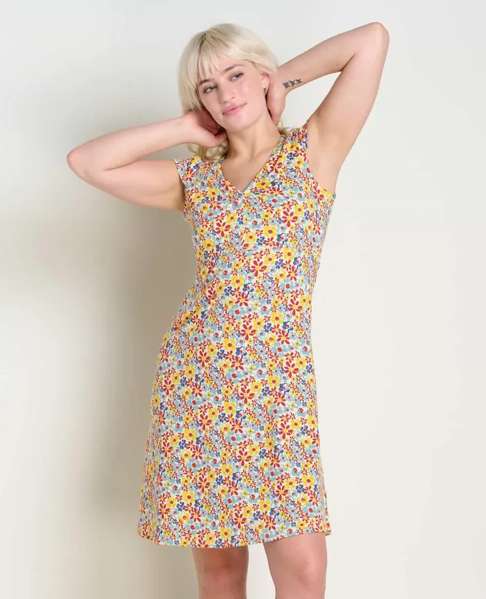 Women Dresses Toad and Co Rosemarie Dress Barley Multi Floral Print