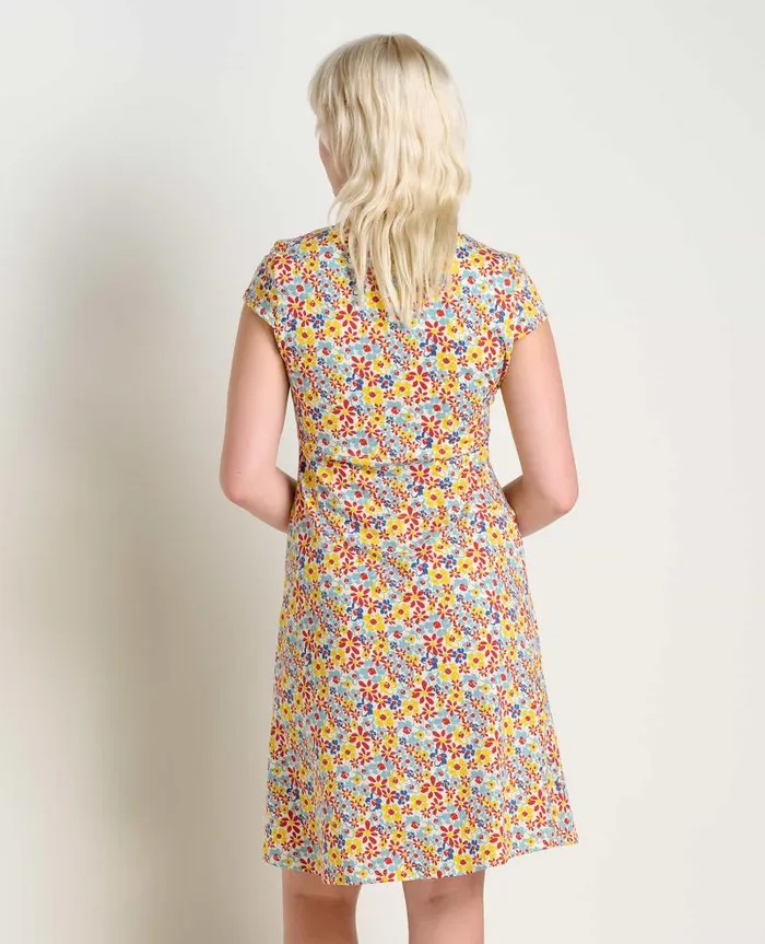 Women Dresses Toad and Co Rosemarie Dress Barley Multi Floral Print