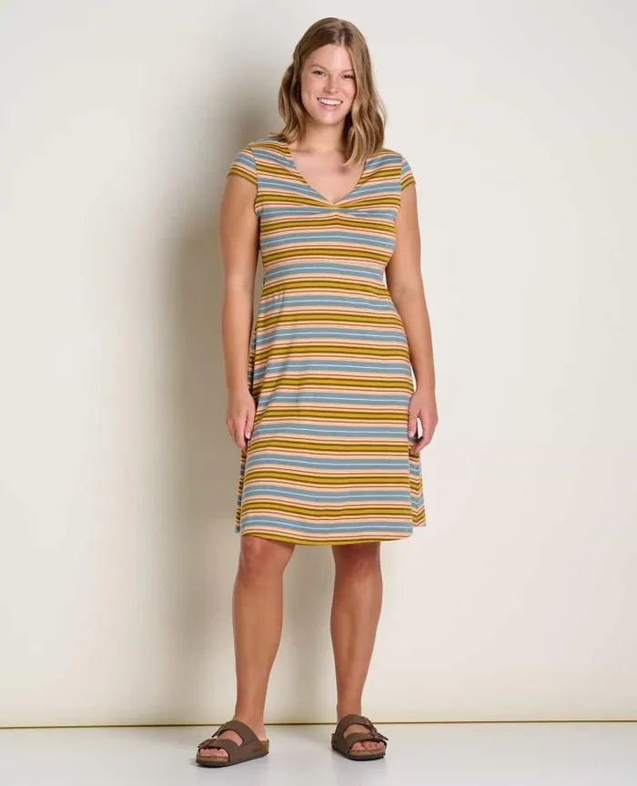 Women Dresses Toad and Co Rosemarie Dress North Shore Multi Stripe