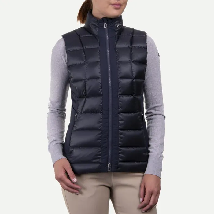 Women FRX Delphina Vest Deep Space KJUS Midlayers and Sweaters