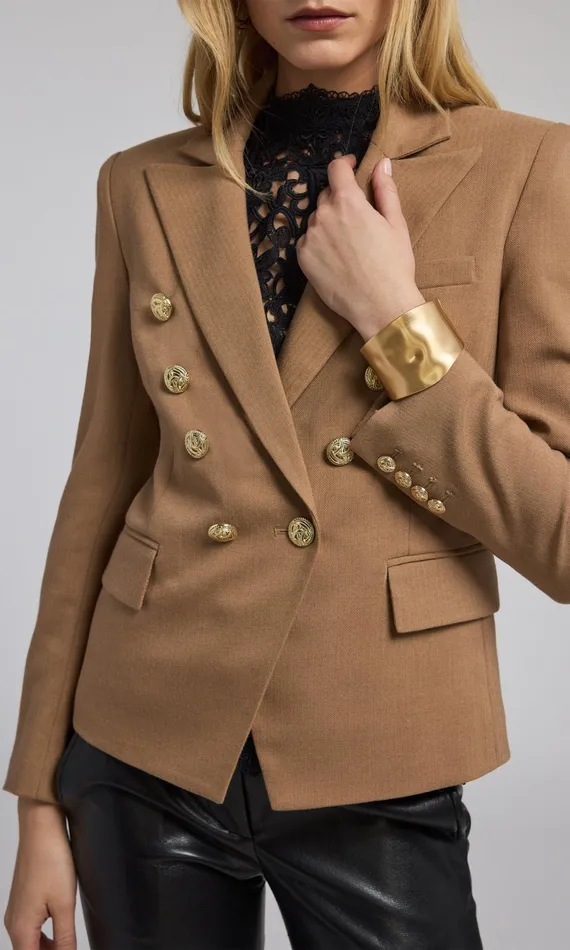 Women Generation Love Clothing Blazers and Jackets Amelia Suiting Blazer Camel