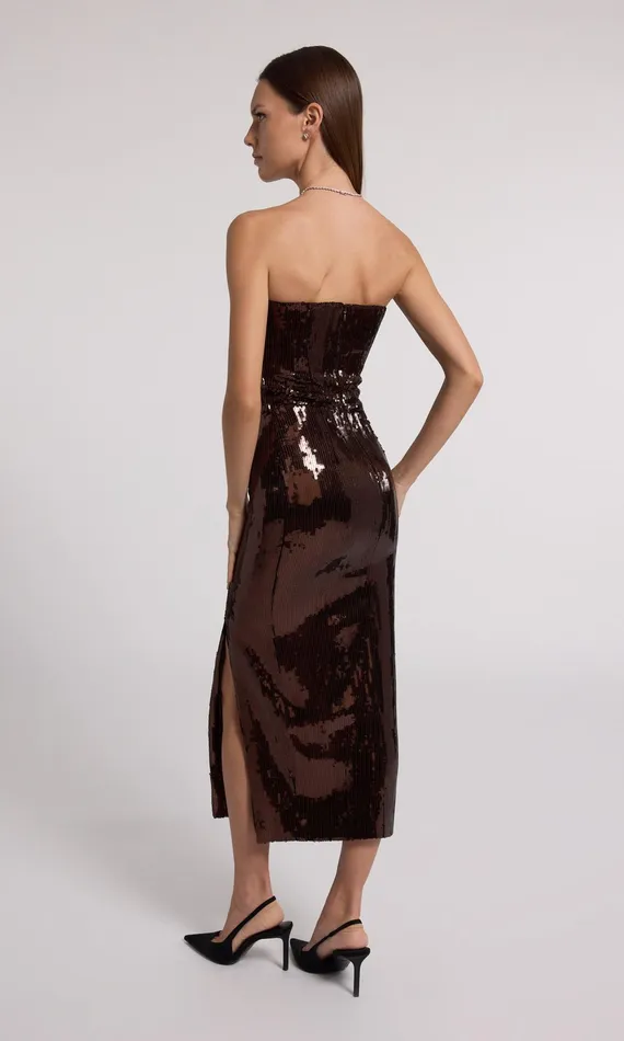 Women Generation Love Clothing Dresses Blaine Sequin Dress Brown