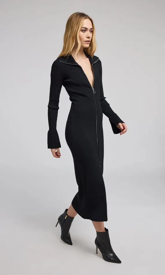 Women Generation Love Clothing Dresses Saylor Rib Dress Black