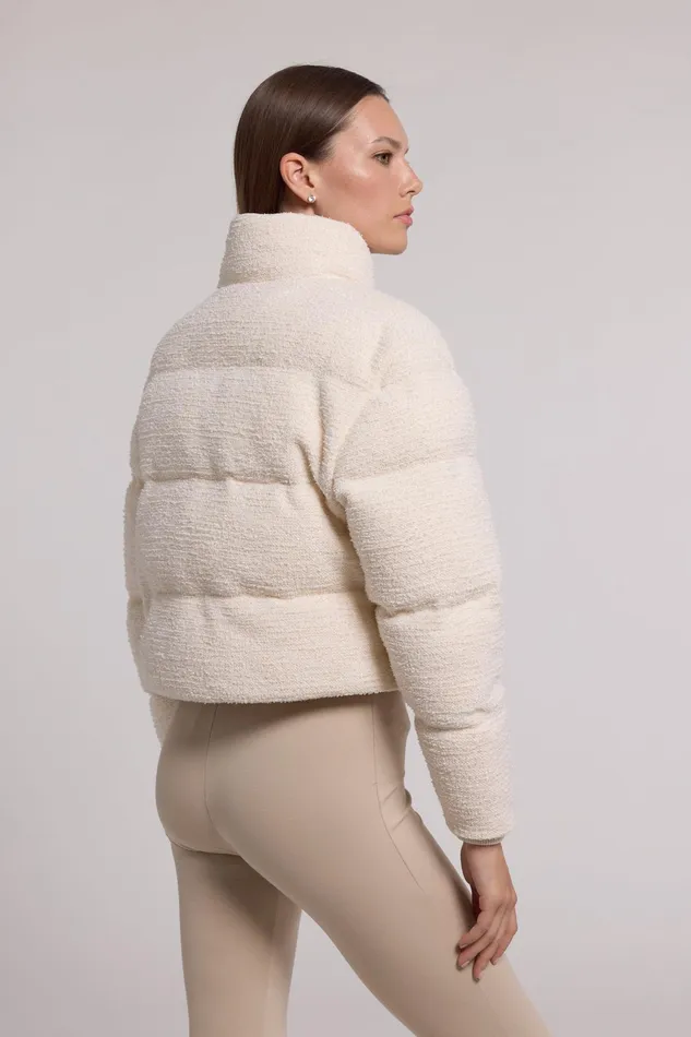 Women Generation Love Clothing Outerwear Rhoda Tweed Puffer White