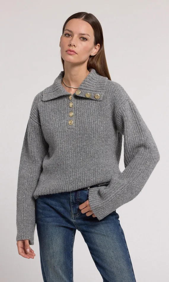 Women Generation Love Clothing Sweaters and Sweatshirts Gayle Sweater Heather Grey