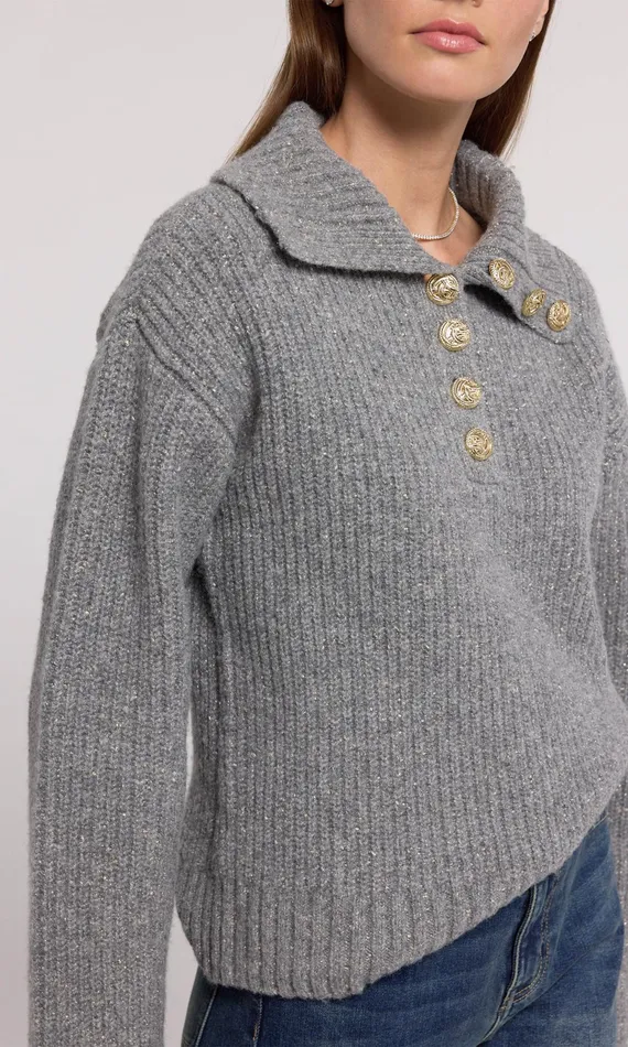Women Generation Love Clothing Sweaters and Sweatshirts Gayle Sweater Heather Grey