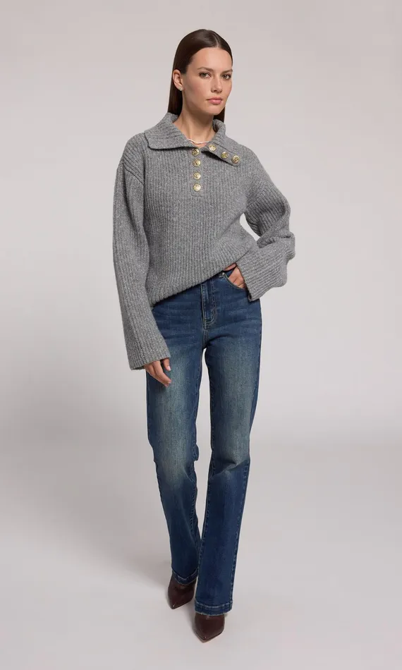 Women Generation Love Clothing Sweaters and Sweatshirts Gayle Sweater Heather Grey