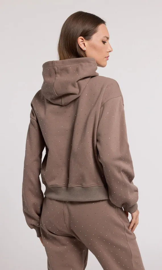 Women Generation Love Clothing Sweaters and Sweatshirts Renae Crystal Hoodie Truffletruffle