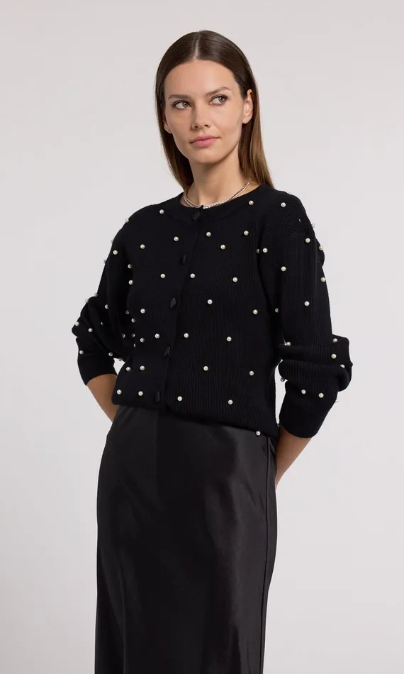 Women Generation Love Clothing Sweaters and Sweatshirts Stacie Cardigan Black