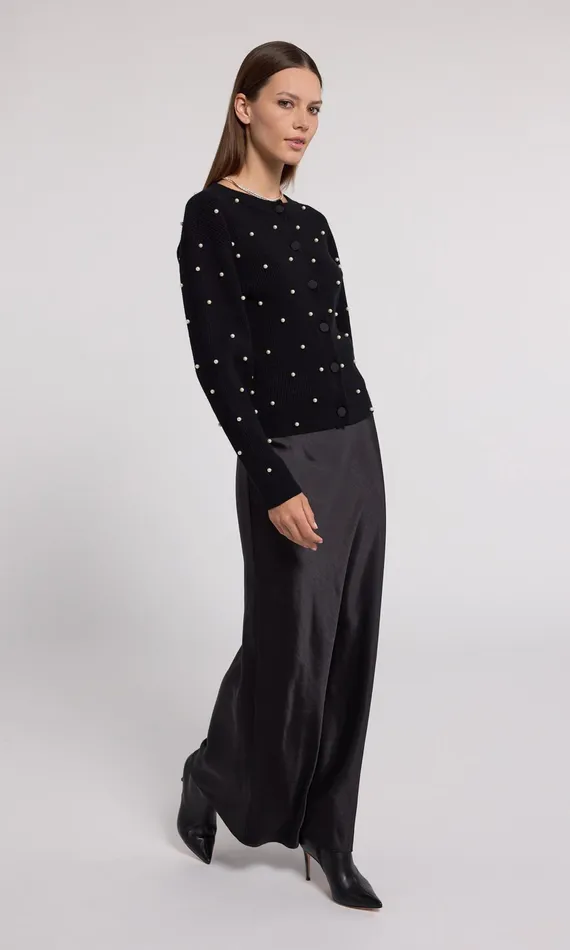 Women Generation Love Clothing Sweaters and Sweatshirts Stacie Cardigan Black