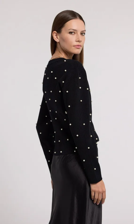 Women Generation Love Clothing Sweaters and Sweatshirts Stacie Cardigan Black