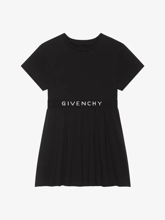 Women Girl 4 To 12 Years Givenchy Dress In Cotton Black