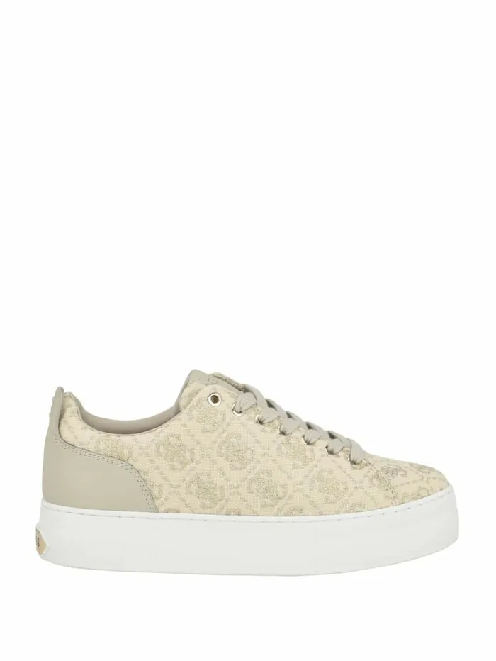 Women GUESS Giaa Logo Print LowTop Sneakers Gold Sneakers Women GUESS Giaa Logo Print LowTop Sneakers Gold Sneakers