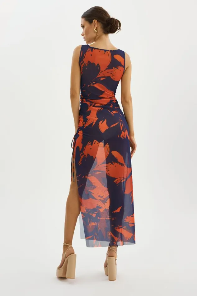 Women HADYL Mesh Maxi Dress Floral LAMARQUE Dresses Women HADYL Mesh Maxi Dress Floral LAMARQUE Dresses