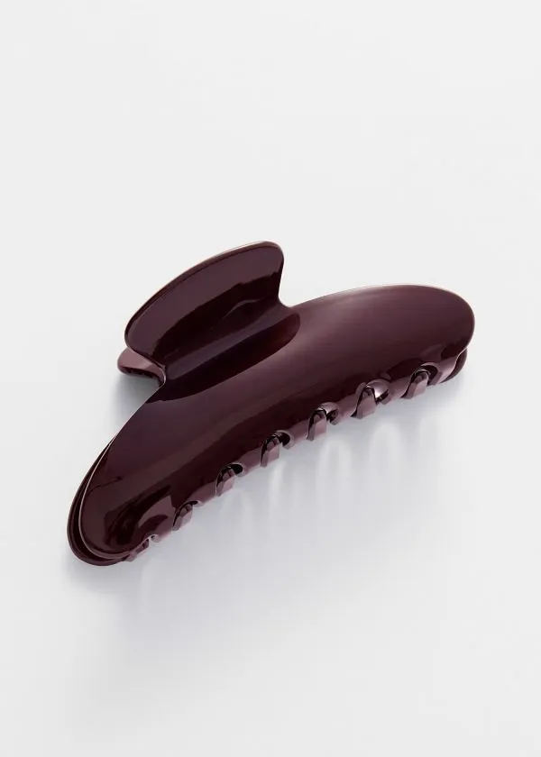 Women Hair Accessories and Other Stories Classic Hair ClawClip Burgundy