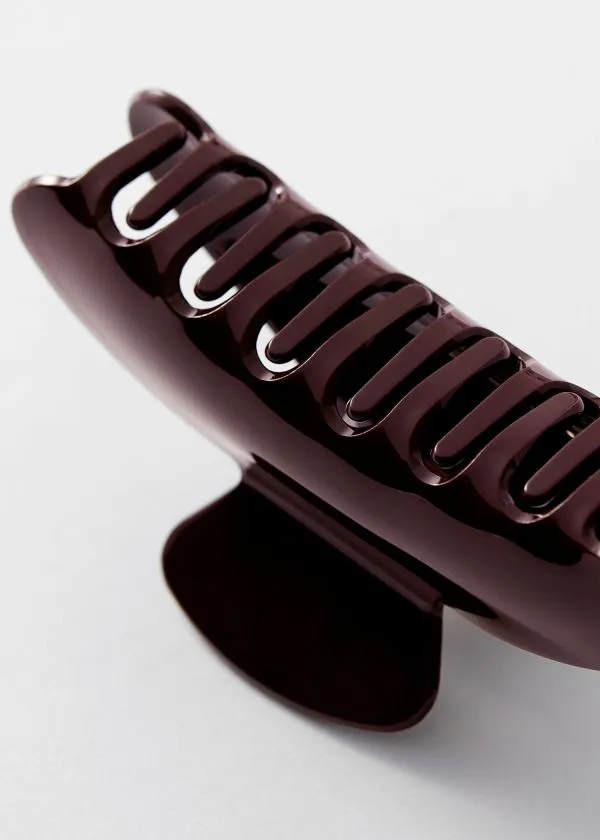 Women Hair Accessories and Other Stories Classic Hair ClawClip Burgundy