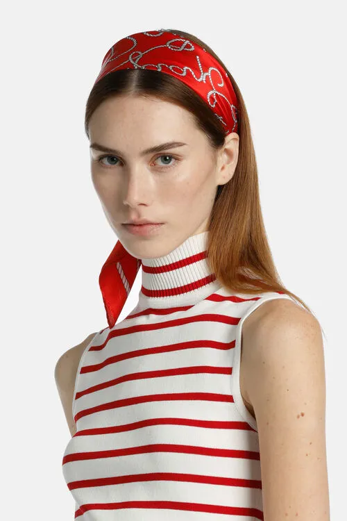 Women Hats and foulards Luisa Spagnoli Roucy Roucy Red Women Hats and foulards Luisa Spagnoli Roucy Roucy Red