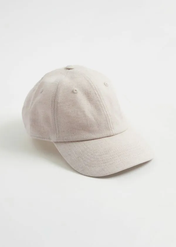 Women Headwear and Other Stories Linen Baseball Cap Wheat