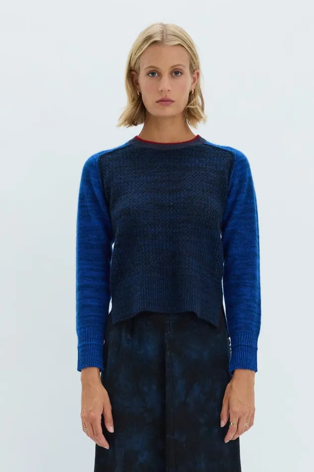 Women Indigo Cashmere Lilith Sweater Raquel Allegra Jackets