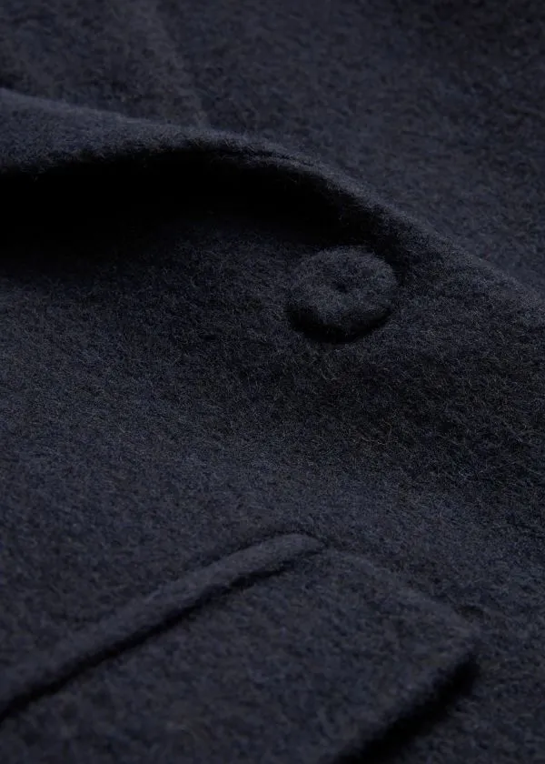 Women Jackets and Coats and Other Stories SingleBreasted Wool Blazer Navy Blue