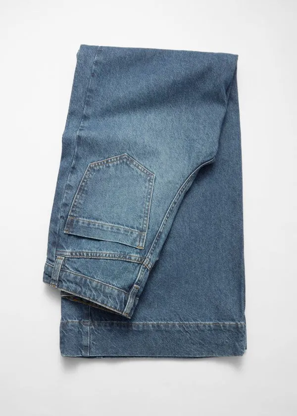 Women Jeans and Other Stories Long WideLeg Jeans Medium Blue