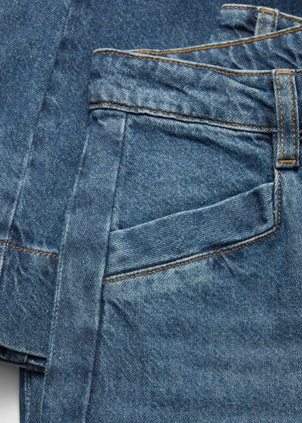 Women Jeans and Other Stories Long WideLeg Jeans Medium Blue