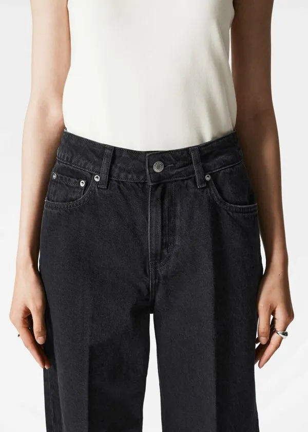 Women Jeans and Other Stories Tapered Jeans Black