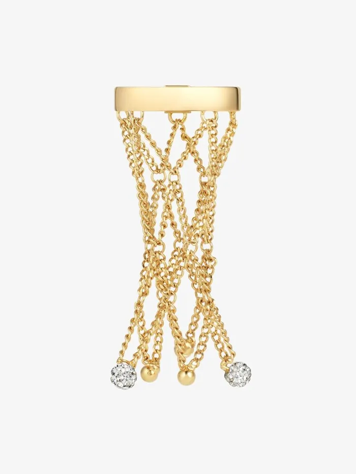 Women Jewelry Givenchy Pearling Ring In Metal With Pearls And Crystals Golden Yellow Women Jewelry Givenchy Pearling Ring In Metal With Pearls And Crystals Golden Yellow