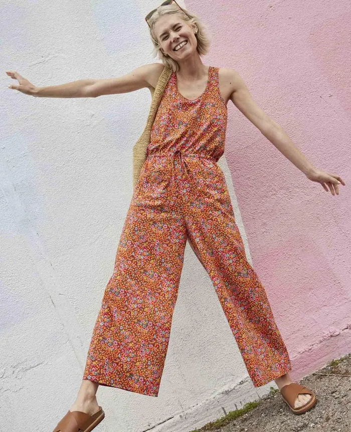 Women Jumpsuits and Overalls Toad and Co Sunkissed Livvy Jumpsuit Taffy Micro Floral Print Women Jumpsuits and Overalls Toad and Co Sunkissed Livvy Jumpsuit Taffy Micro Floral Print