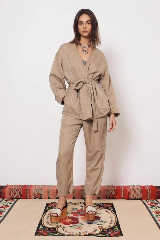 Women Khaki Soma Jacket Raquel Allegra Jackets