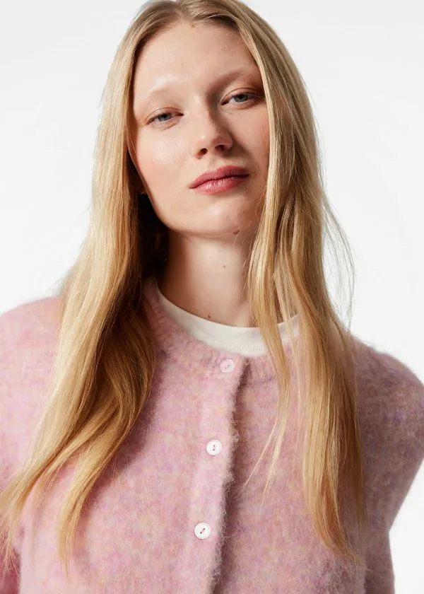 Women Knitwear and Other Stories AlpacaBlend Knit Cardigan Light Pink
