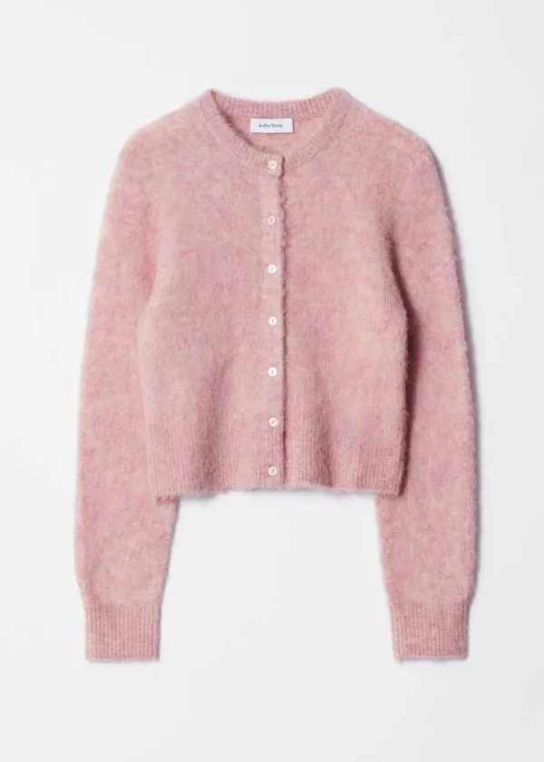Women Knitwear and Other Stories AlpacaBlend Knit Cardigan Light Pink