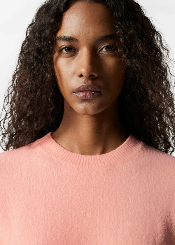 Women Knitwear and Other Stories Relaxed Knit Jumper Peach