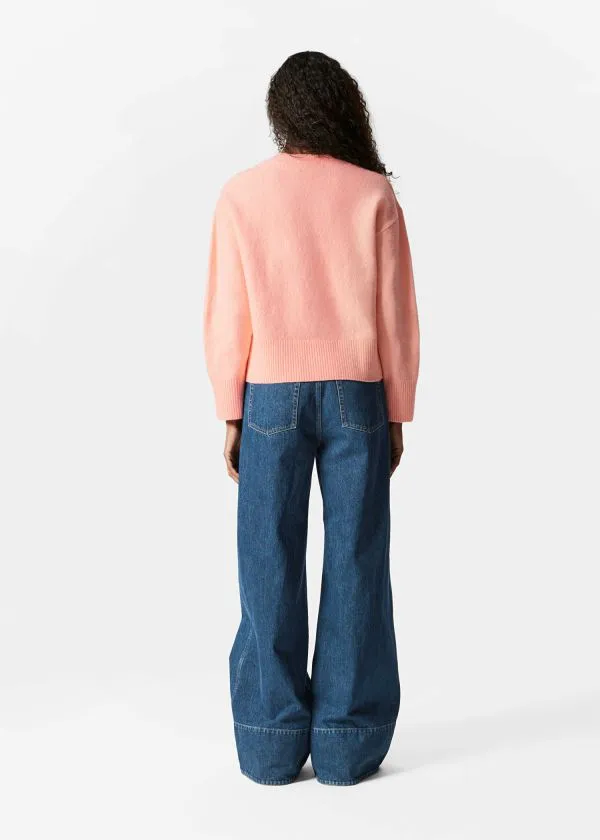 Women Knitwear and Other Stories Relaxed Knit Jumper Peach