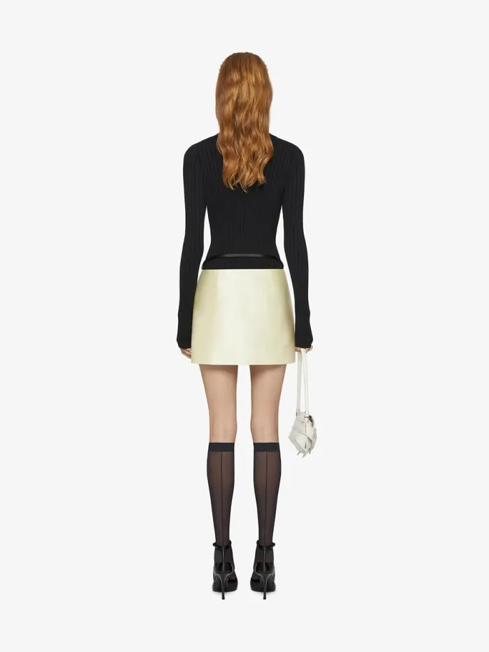 Women Knitwear Givenchy Polo Sweater In Wool With 4G Detail Black