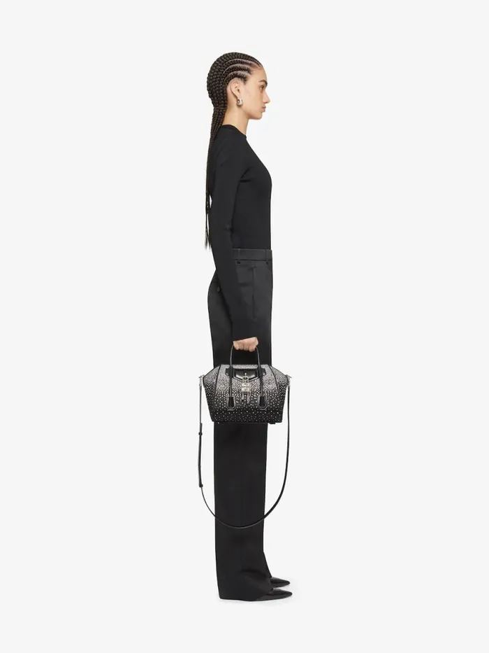 Women Knitwear Givenchy Sweater In Punto Milano With Crystal Details Black