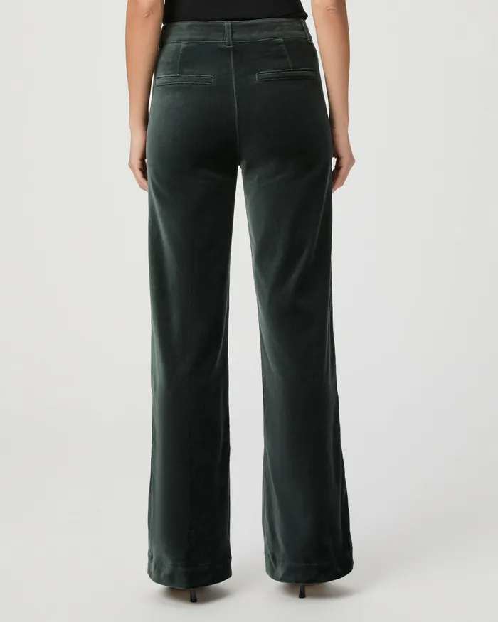Women Leenah Trouser 32 Inch 8211 Dark Spruce Velvet Pants PAIGE Women Leenah Trouser 32 Inch 8211 Dark Spruce Velvet Pants PAIGE