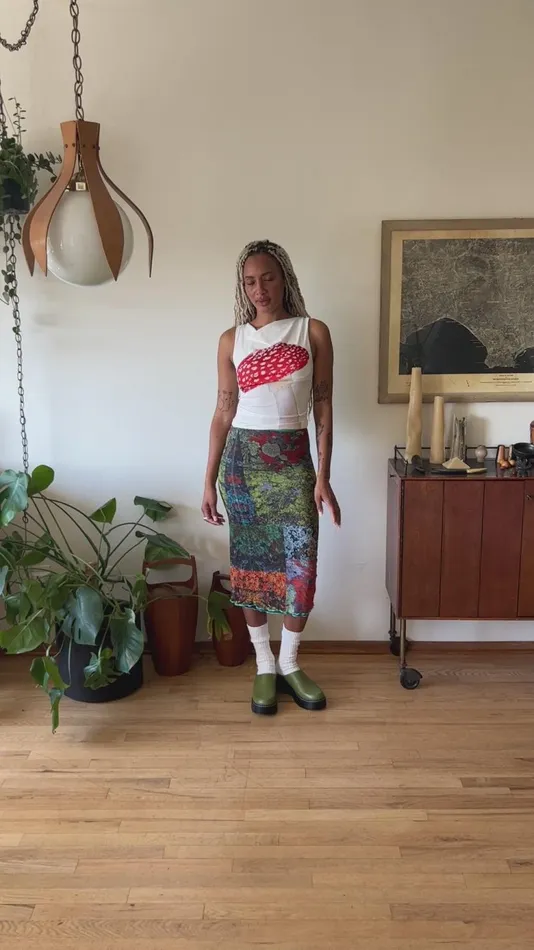 Women Lichen Skirt Lichen Lisa Says Gah Bottoms