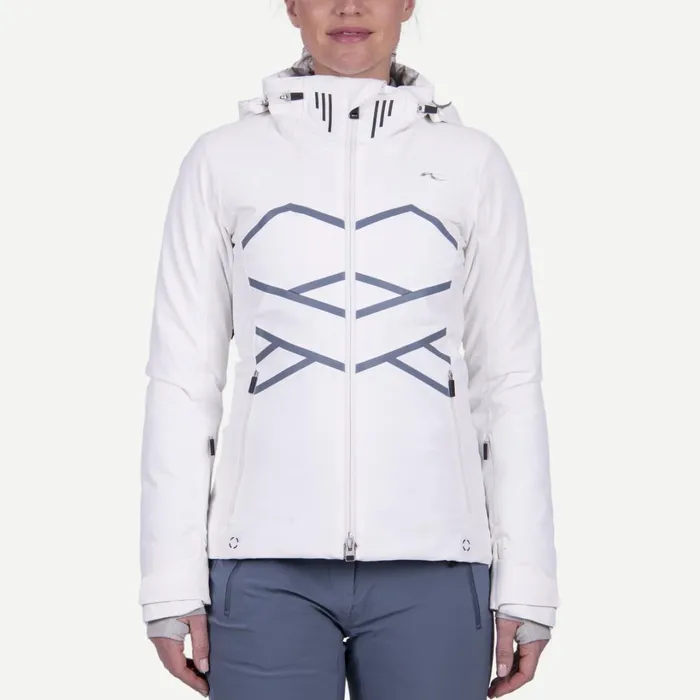 Women Ligety Jacket White KJUS Jackets and Vests
