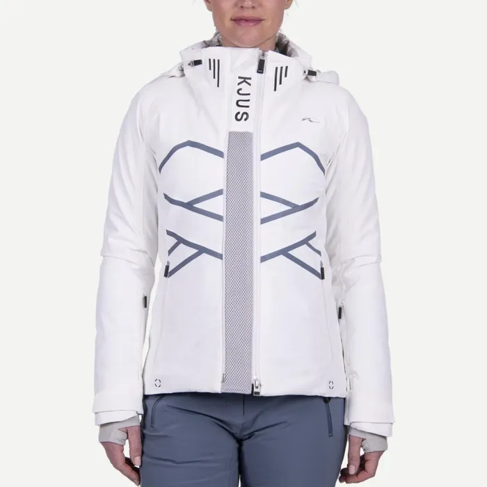 Women Ligety Jacket White KJUS Jackets and Vests
