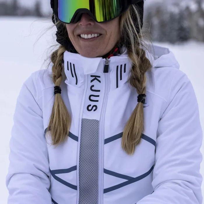 Women Ligety Jacket White KJUS Jackets and Vests