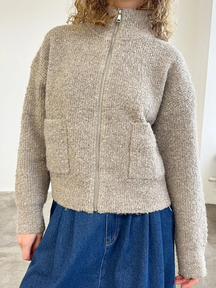 Women Louie Jacket Smoke Lisa Says Gah Sweaters