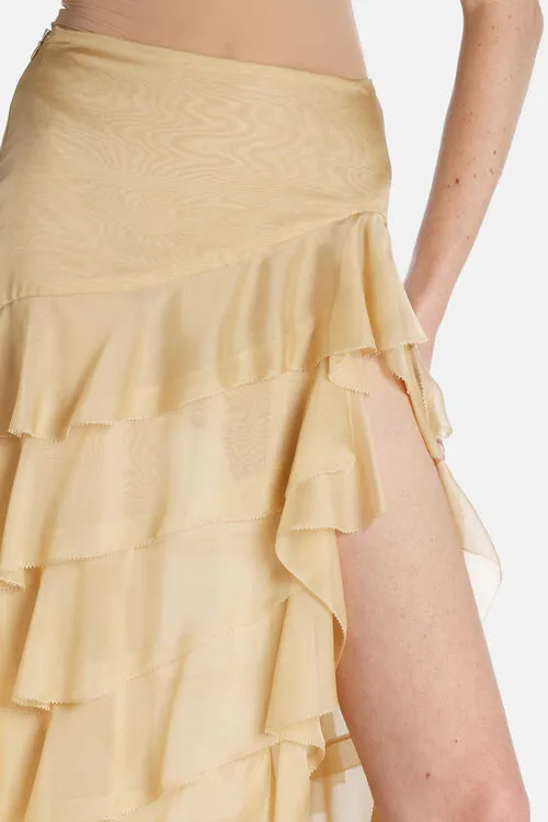 Women Luisa Spagnoli Timballo Timballo Ivory Skirts and shorts Women Luisa Spagnoli Timballo Timballo Ivory Skirts and shorts