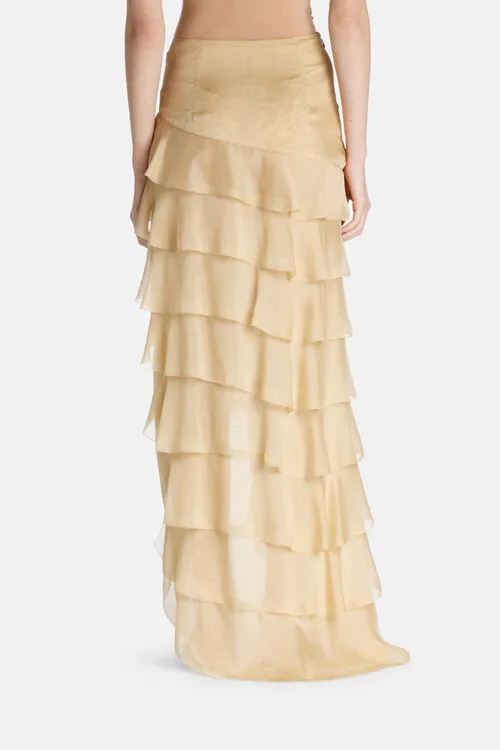 Women Luisa Spagnoli Timballo Timballo Ivory Skirts and shorts Women Luisa Spagnoli Timballo Timballo Ivory Skirts and shorts