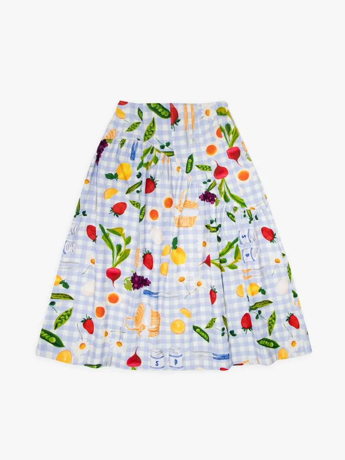 Women Maeve Midi Skirt Picnic Alfresco Lisa Says Gah Skirts