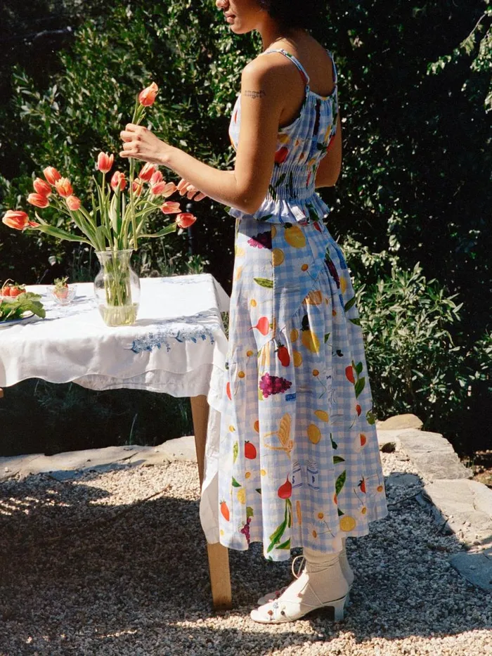 Women Maeve Midi Skirt Picnic Alfresco Lisa Says Gah Skirts