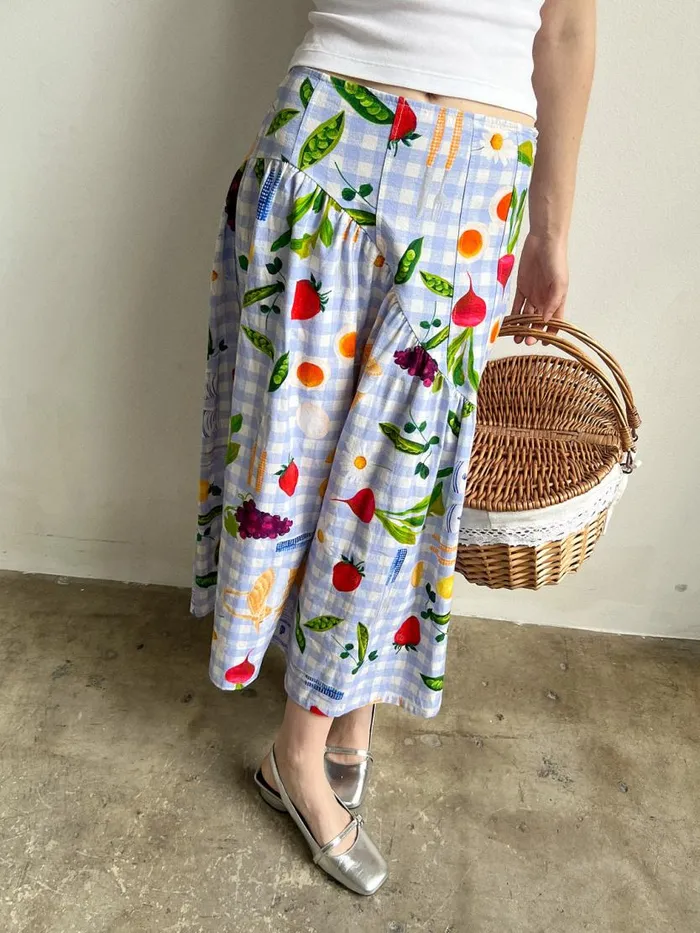 Women Maeve Midi Skirt Picnic Alfresco Lisa Says Gah Skirts