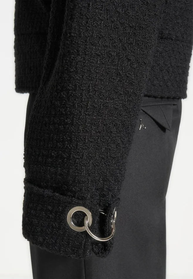 Women Manire De Voir Boxy Boucle Jacket Black