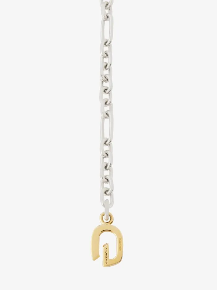 WomenMen Jewelry Givenchy G Link Necklace In Metal Goldensilvery WomenMen Jewelry Givenchy G Link Necklace In Metal Goldensilvery