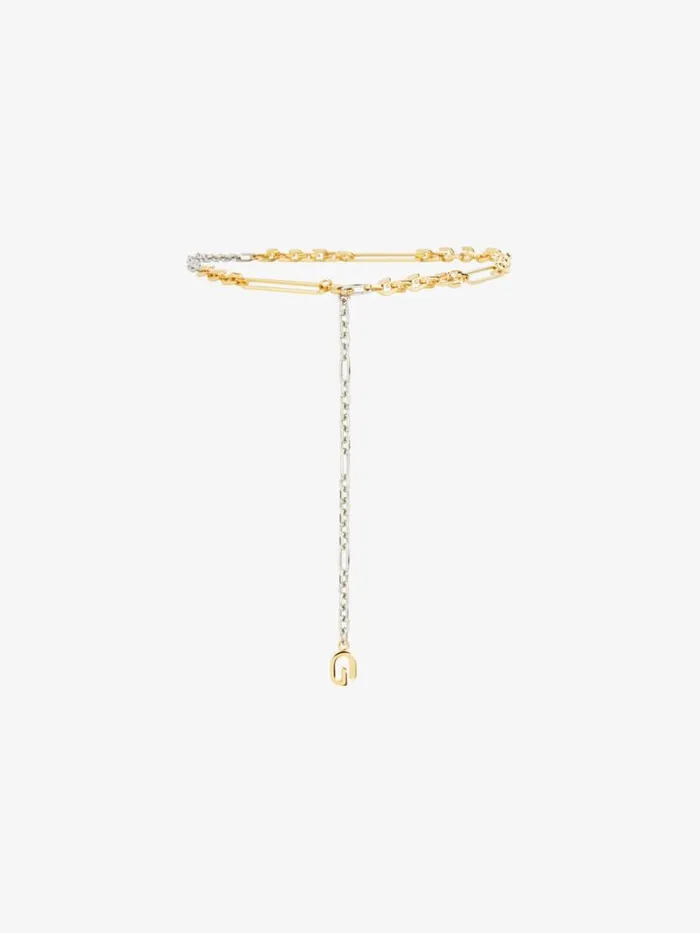 WomenMen Jewelry Givenchy G Link Necklace In Metal Goldensilvery WomenMen Jewelry Givenchy G Link Necklace In Metal Goldensilvery